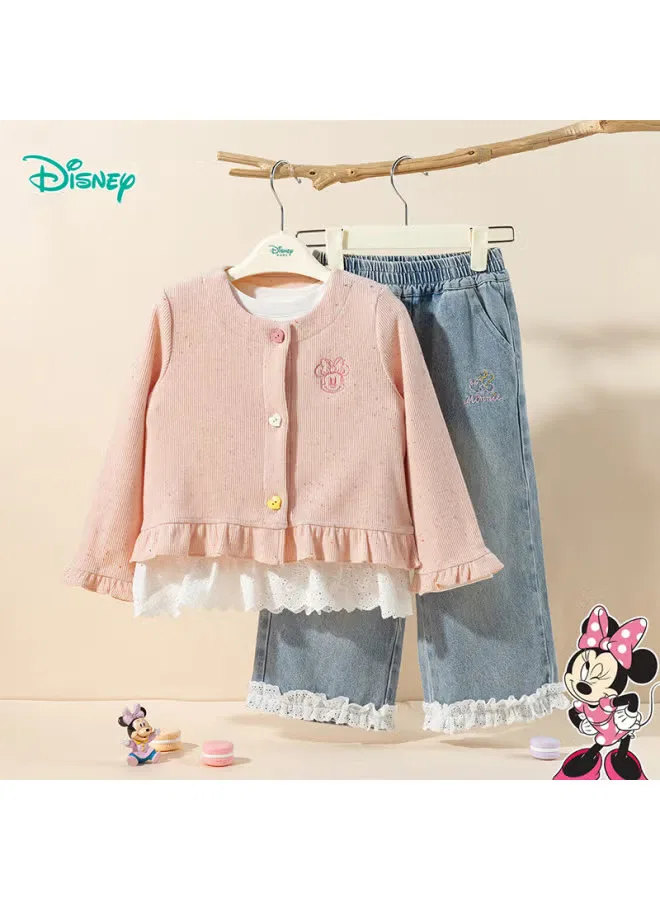 Комплект одежды для девочки с длинным рукавом Disney, розовый