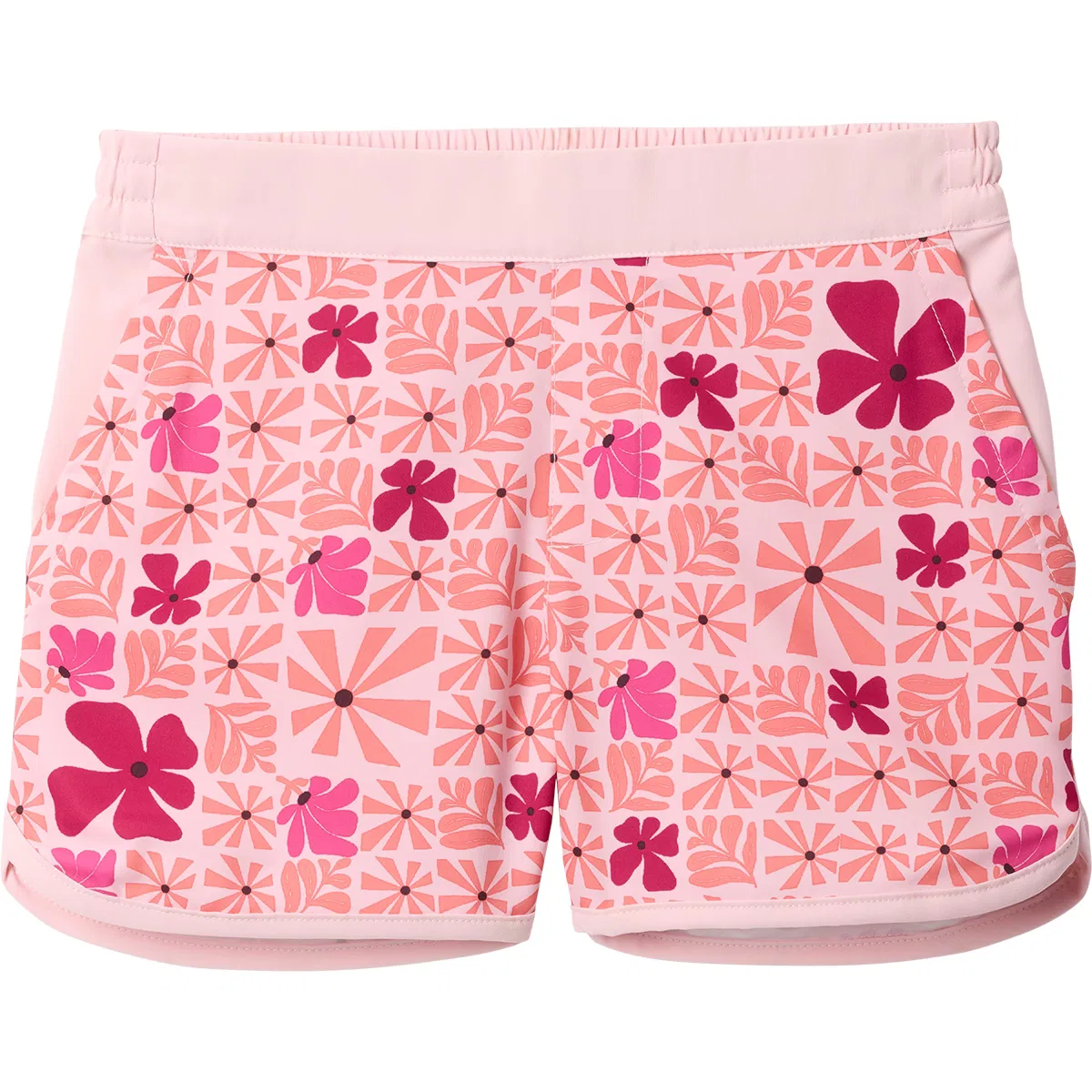 Детские шорты для плавания с принтом Sandy Shores Boardshort Columbia, Satin Pink Sunbursts/Satin Pink