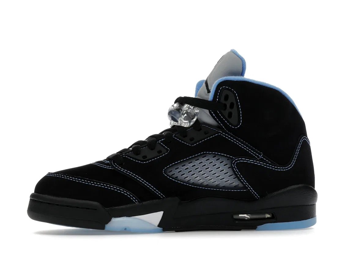 Детские кроссовки Lifestyle с принтом Jordan 5 Retro Jordan, Black/University Blue/White — фото 3