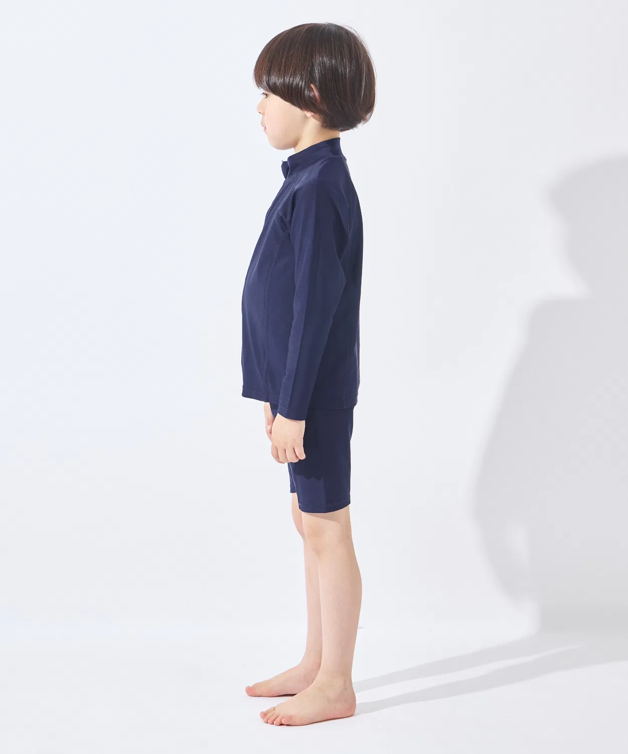 Детский рашгард с длинным рукавом модель School Swimsuit, ever closet, Navy — фото 4