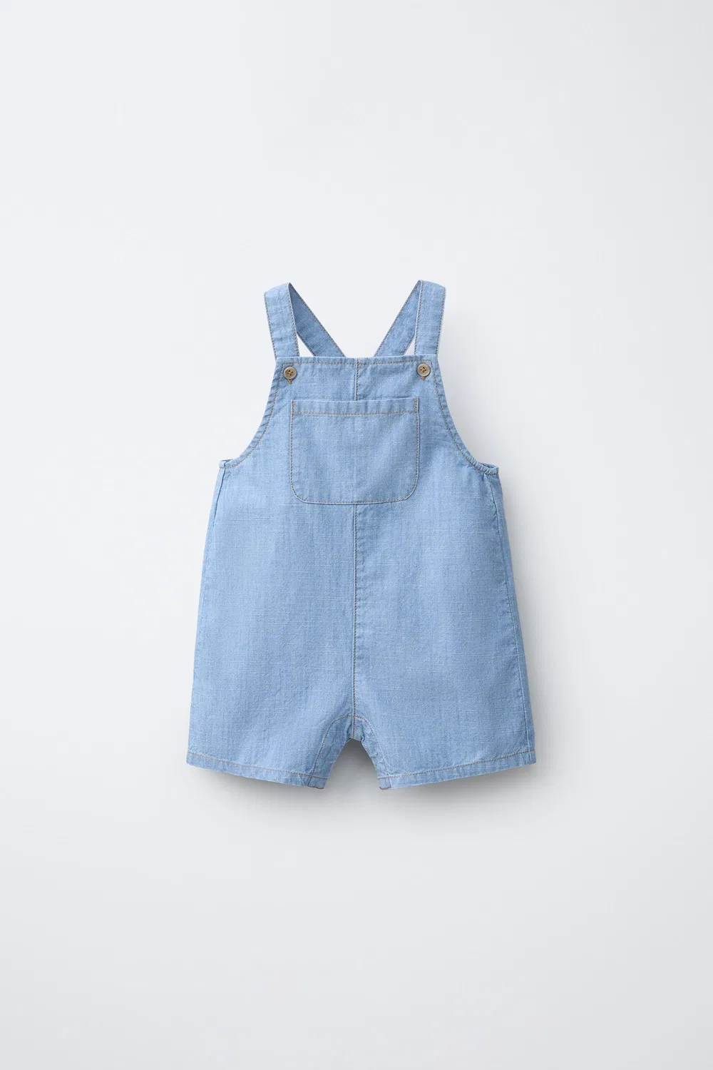 ДЖИНСОВЫЕ КОРОТКИЕ КОМБИНЕЗОНЫ ZARA, Mid-Blue