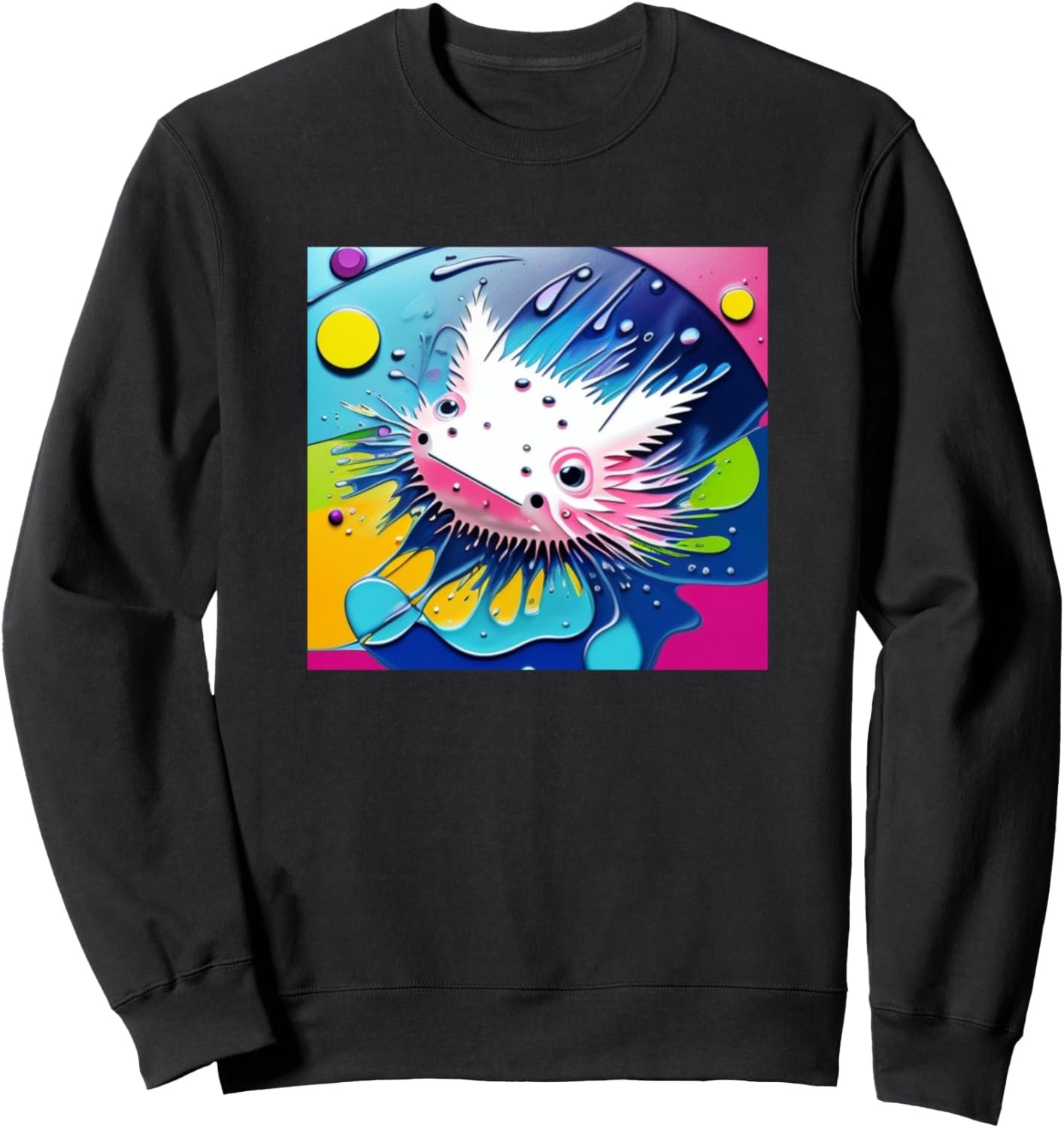 

Милый аксолотль, земноводное, красочная толстовка для любителей аксолотлей Axolotl - Amphibian Girls Women Kids Boys Men Gift, черный