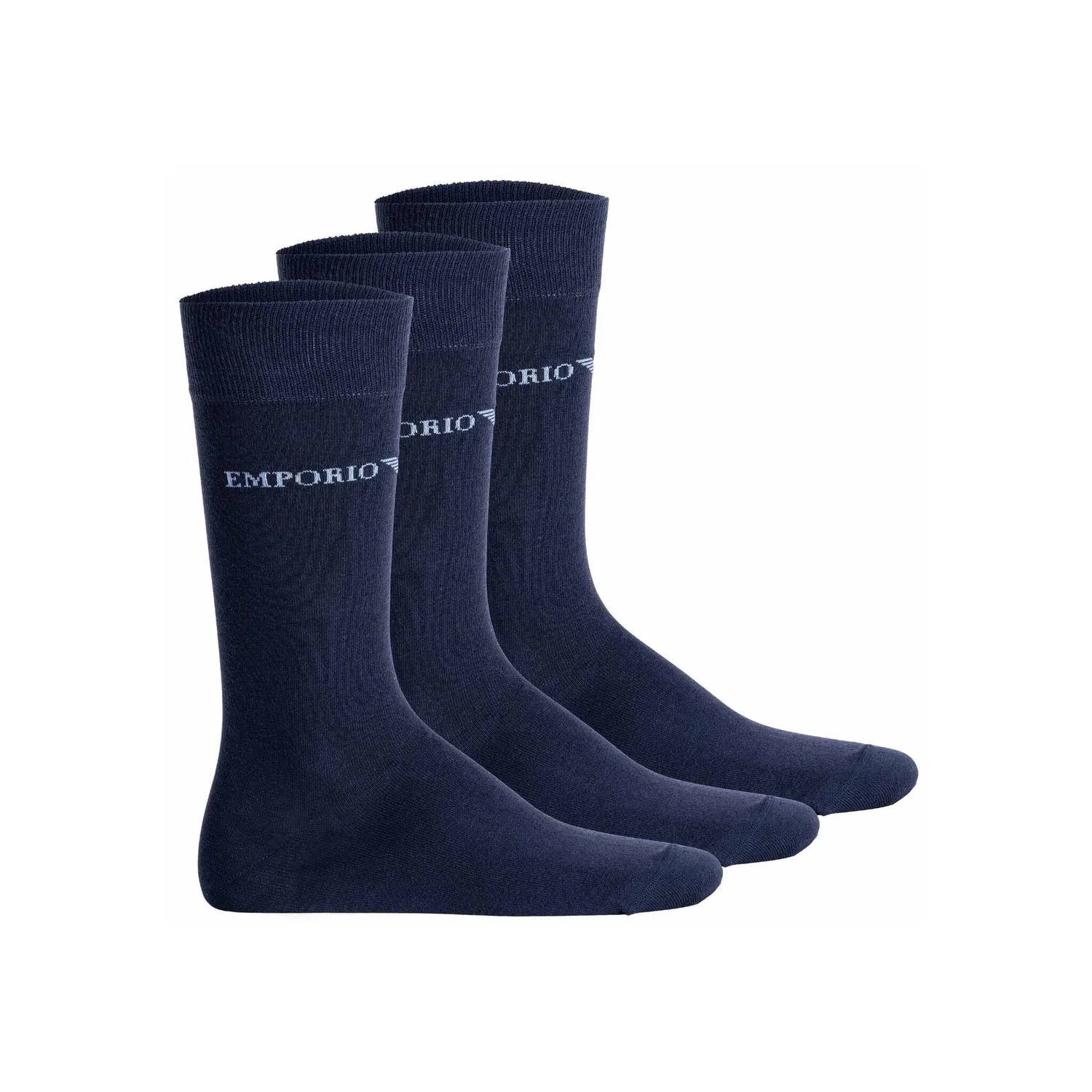Мужские короткие носки с логотипом Emporio Armani, Navy Blue