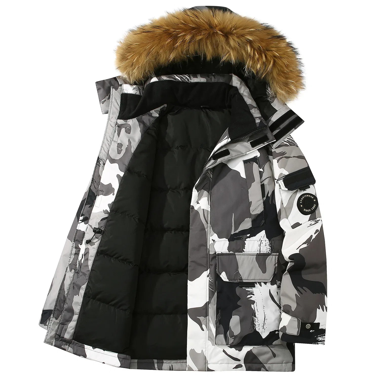Детский пуховик утепленный Mountain Outdoor SNOW FLYING, Royal Blue