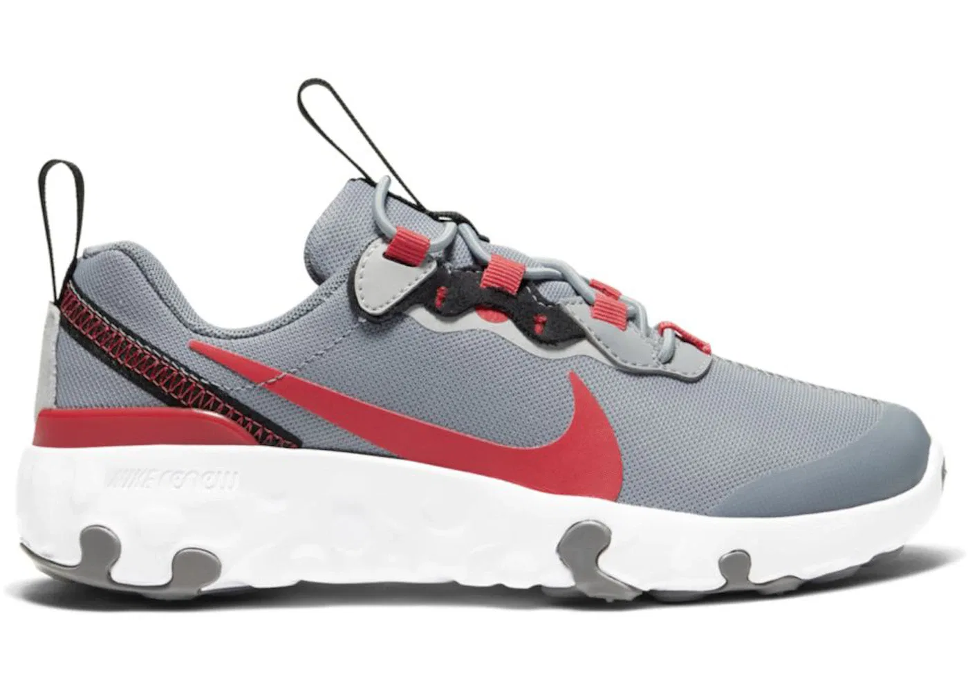 Детские кроссовки Lifestyle Nike Renew Element 55, Particle Grey/Grey Fog/Black/Track Red