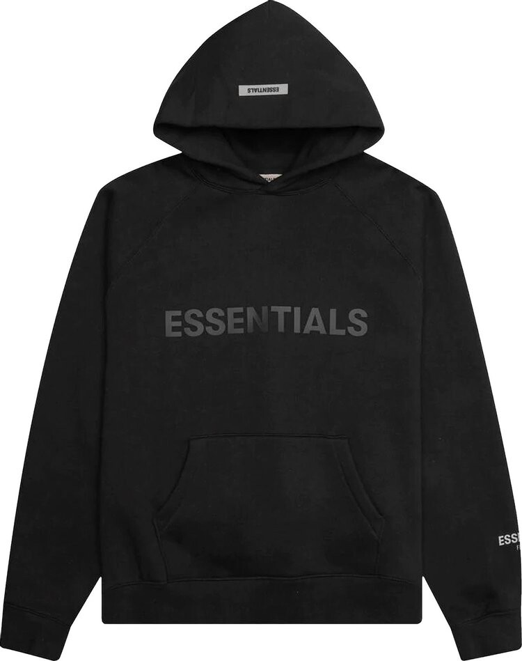 

Худи Fear of God Essentials Pullover Hoodie 'Strech Limo', черный