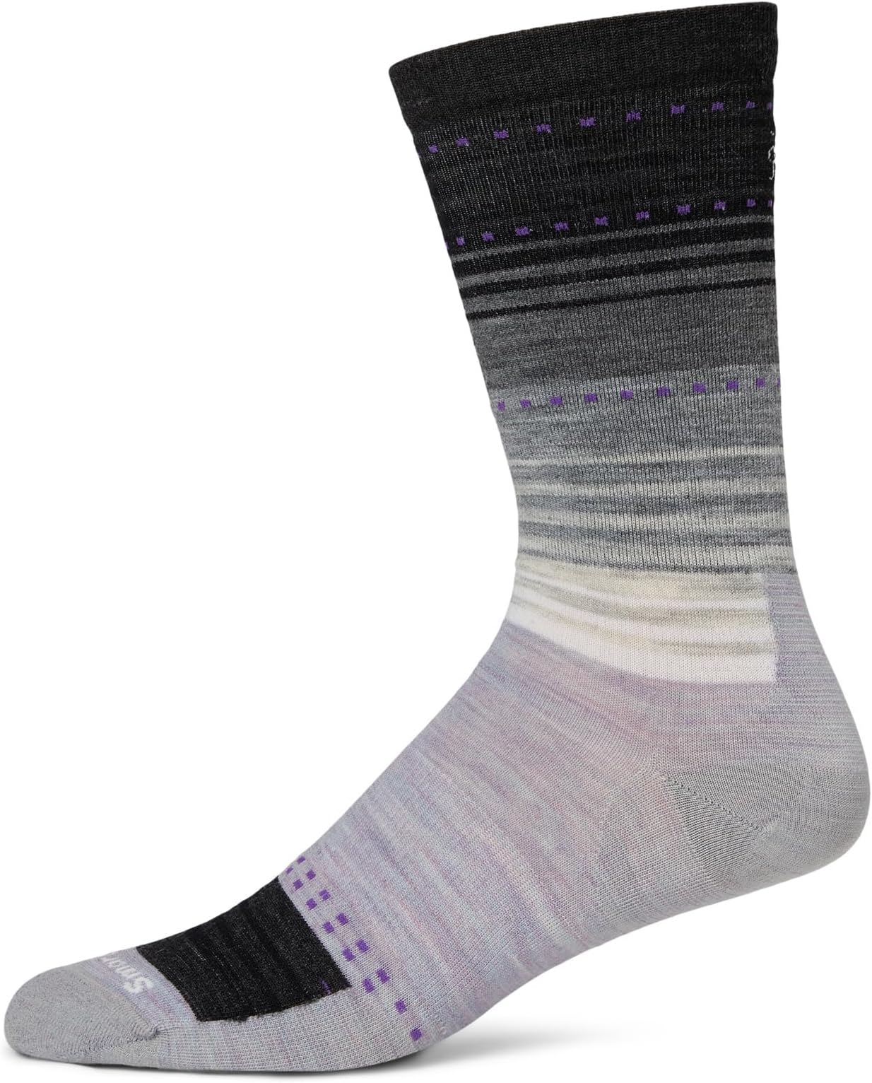 

Носки Smartwool Everyday Stitch Stripe Crew, цвет Purple/Black