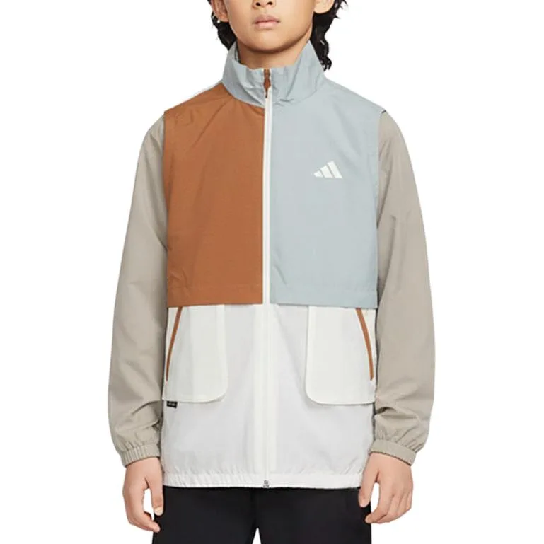 Детская куртка с воротником стойкой Adidas, Mixed Color
