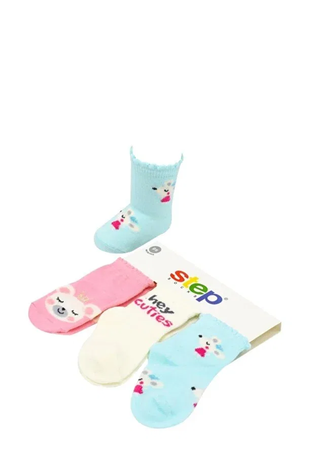 Детские носки для девочек хлопковые Step, Mixed Multicolored