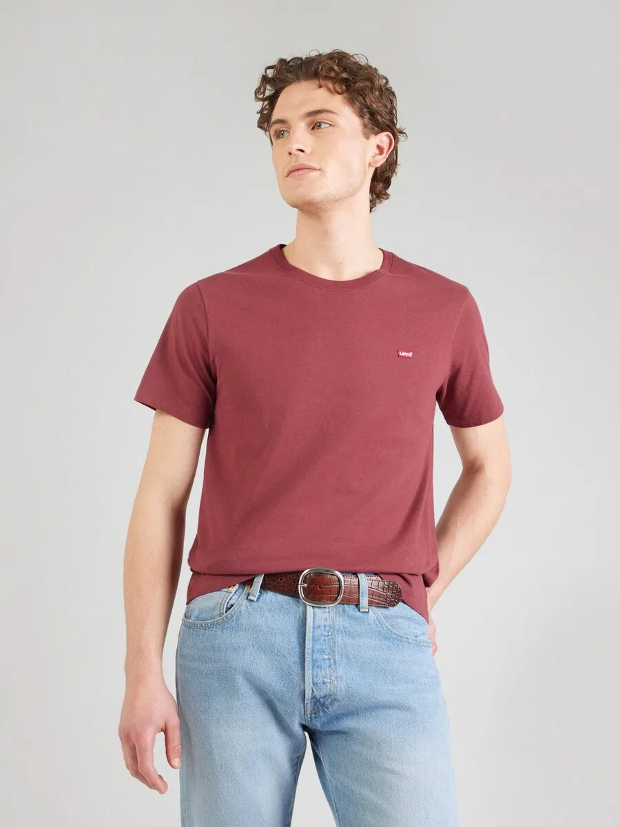 Рубашка LEVI'S пастельно-красного цвета — фото 3
