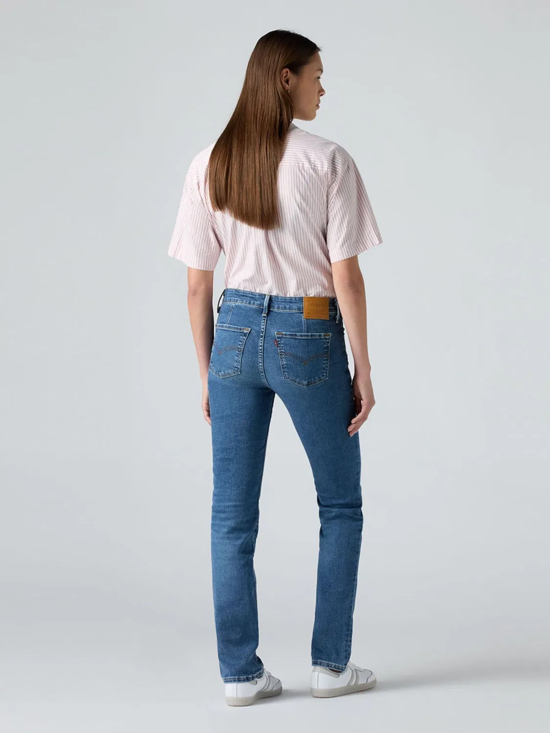 Джинсы slim fit с прорезными карманами Levi's, синие — фото 3