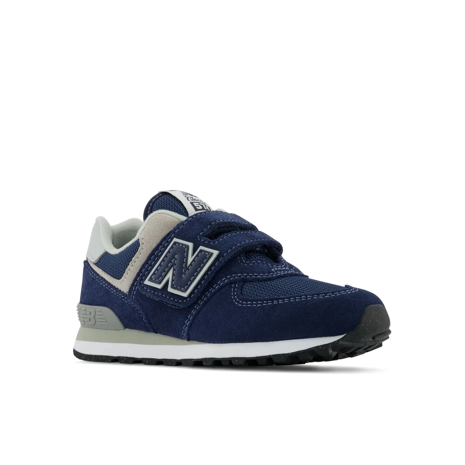 Детские кроссовки для мальчиков с ретро-дизайном 574 New Balance, Navy N — фото 4