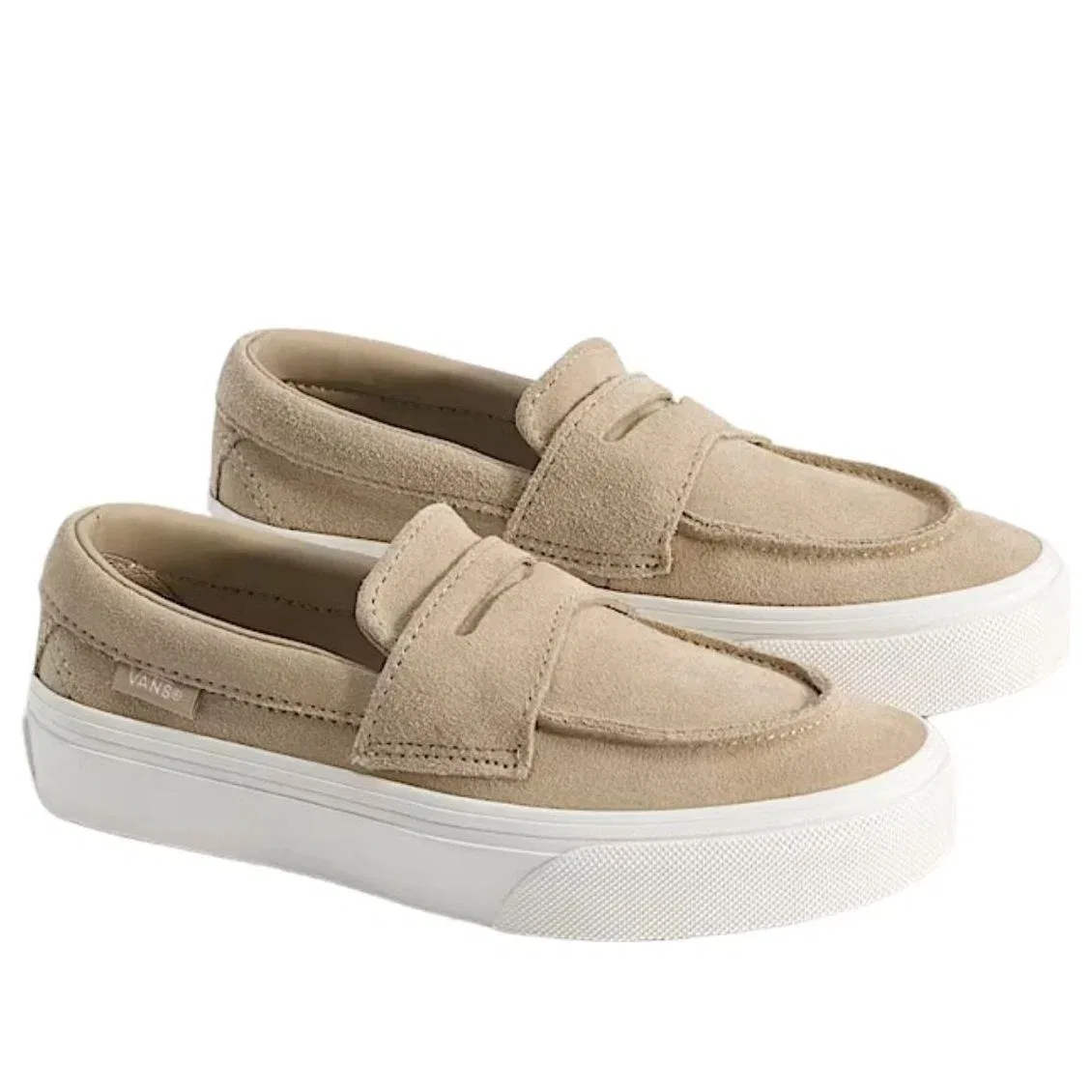 Детские кеды-лоферы Vans Loafer 53, бежевый — фото 2