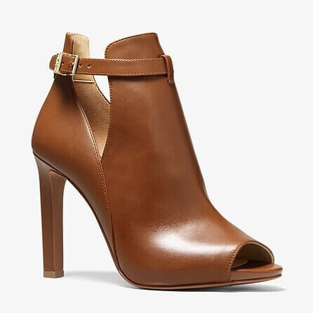 

Ботильоны с открытым носком Michael Michael Kors Lawson Leather, бежевый