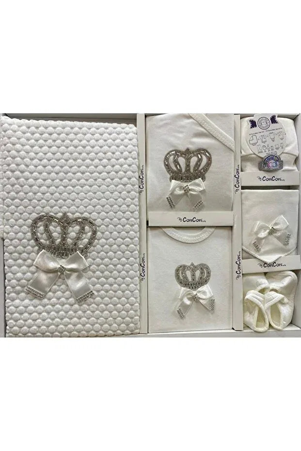 Детский комплект для выписки из роддома Organic Amur, White