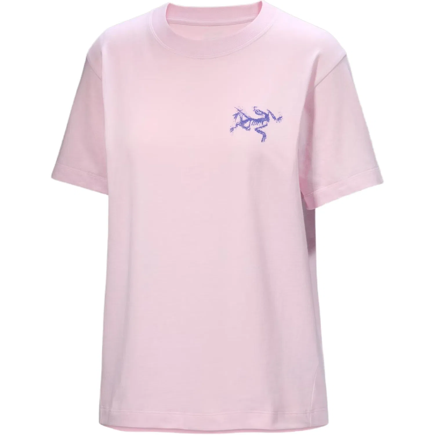 Женская футболка с коротким рукавом Arcteryx, Iridescent Blue/Pink Glow/Electra