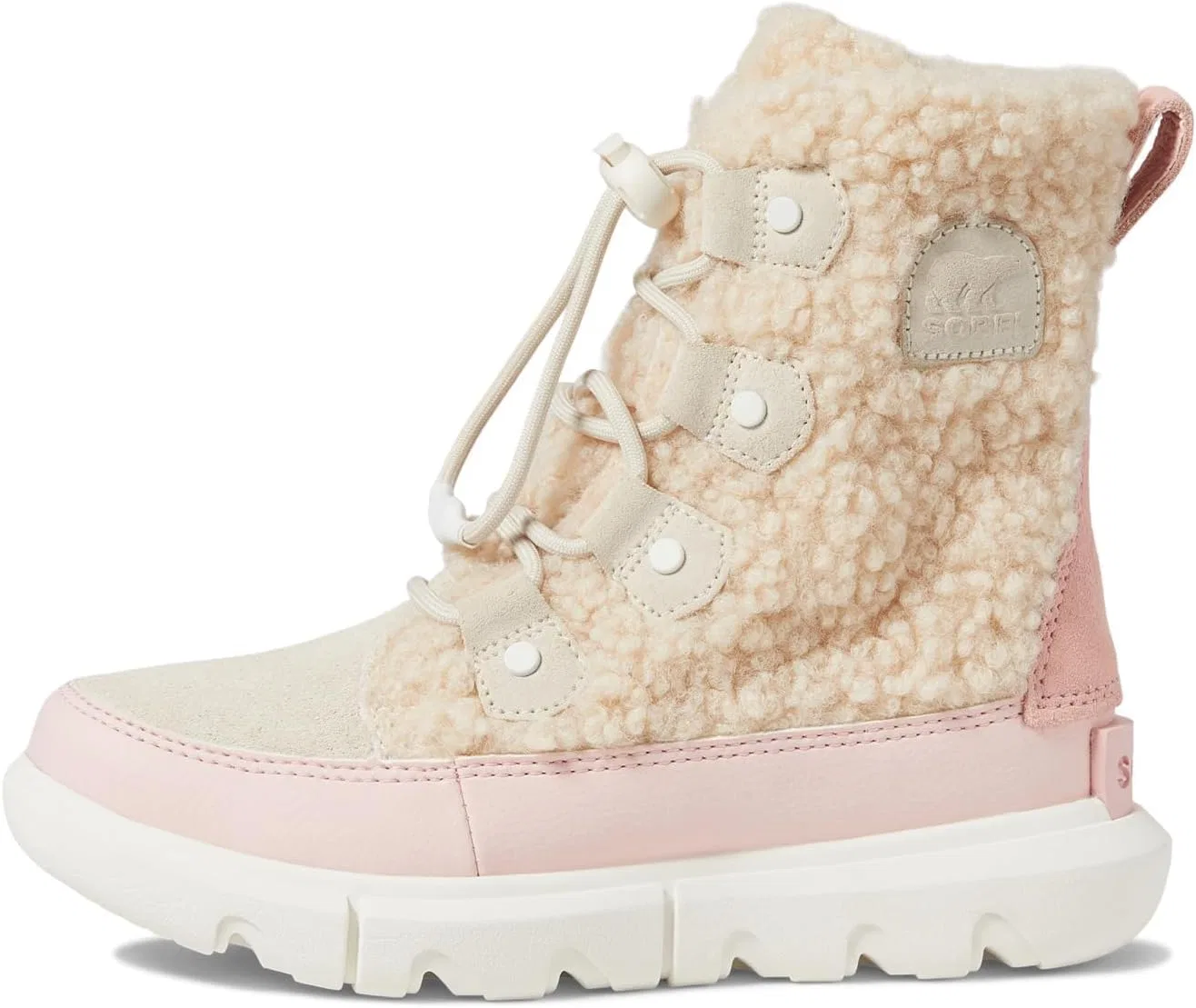 Детские утепленные ботинки для снега Youth Explorer Cozy Boots, Natural Vintage Pink — фото 4