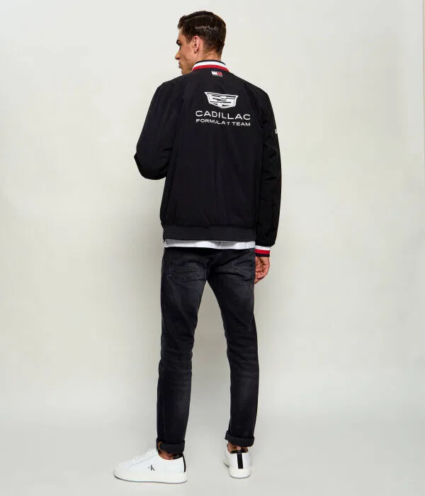Мужская куртка-бомбер с принтом Tommy Hilfiger x Cadillac Formula 1 Team, черный — фото 2