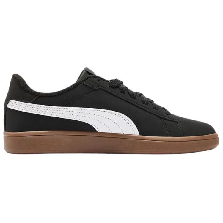 Детские кеды для скейтбординга PUMA Smash 3.0, Black-White-Rubber Color — фото 3