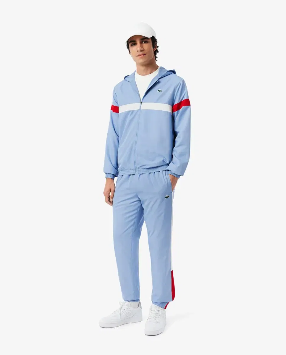 Мужской спортивный костюм из полиэстера Lacoste, Azul Claro — фото 4