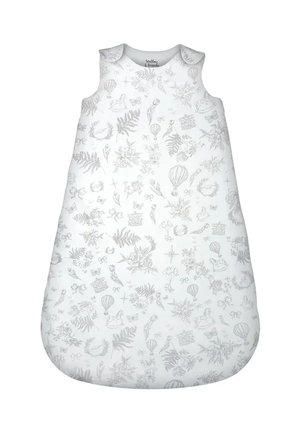 Спальный мешок хлопковый Baby's sleeping bag Stellou & Friends, French Toile Grey, серый