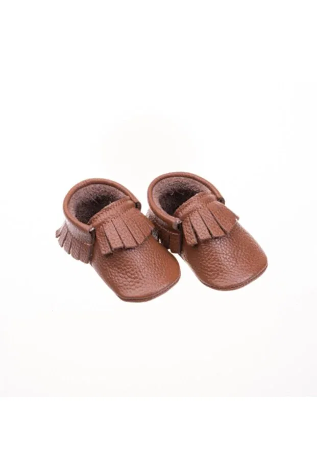 Мужские ботинки из кожи с кисточками Lufata, Tan Color