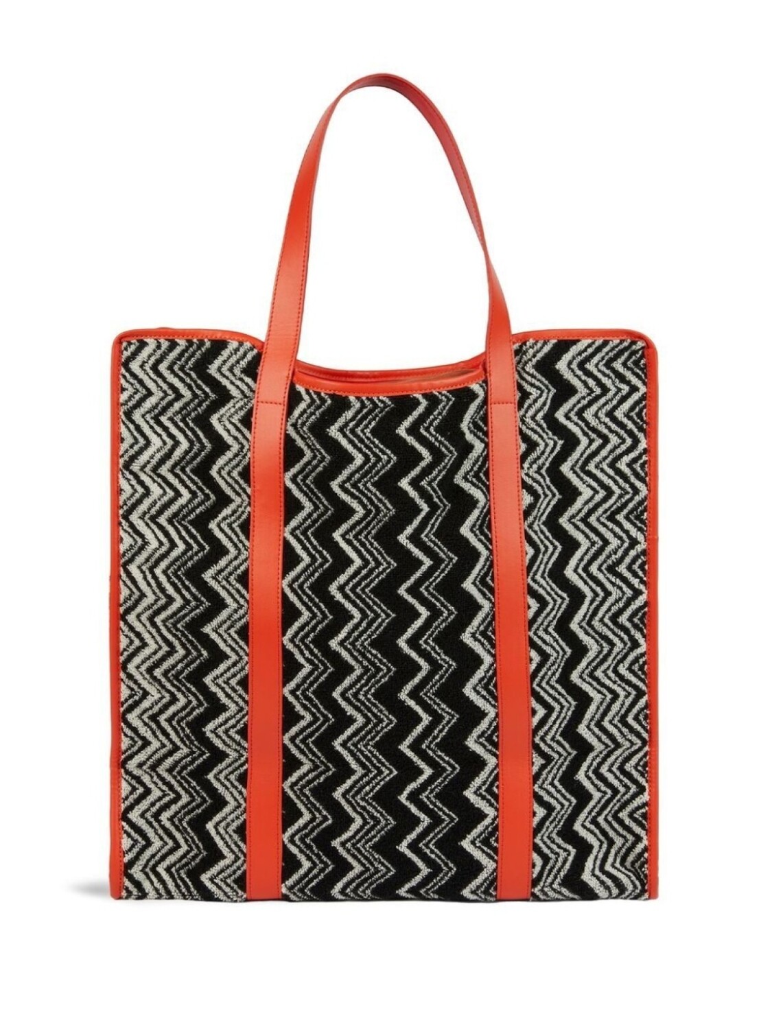 

Missoni Home сумка-тоут Keith с узором зигзаг, черный