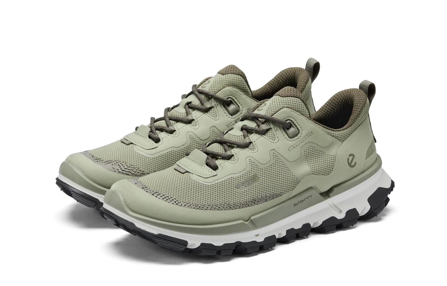 Ecco SS26 Walking 2.2 TRL мужские кроссовки коллекция Low top Casual Shoes зеленые 842344 — фото 4