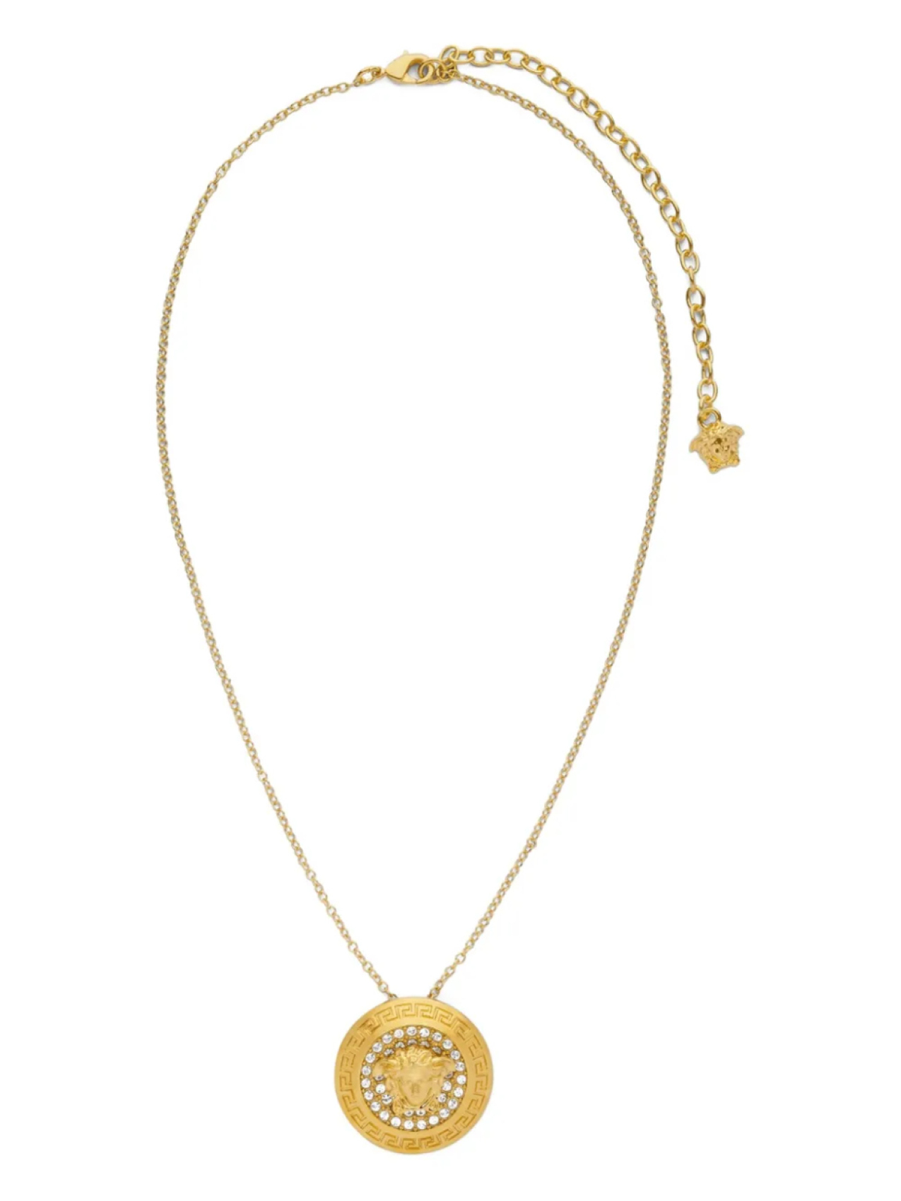 

Versace колье с подвеской, золотой