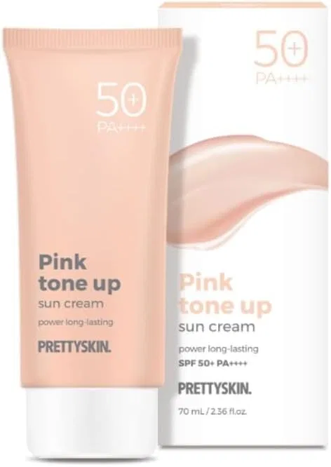 Солнцезащитный крем для лица PRETTYSKIN Daily Sunscreen SPF50+ PA++++ 70 мл розовый