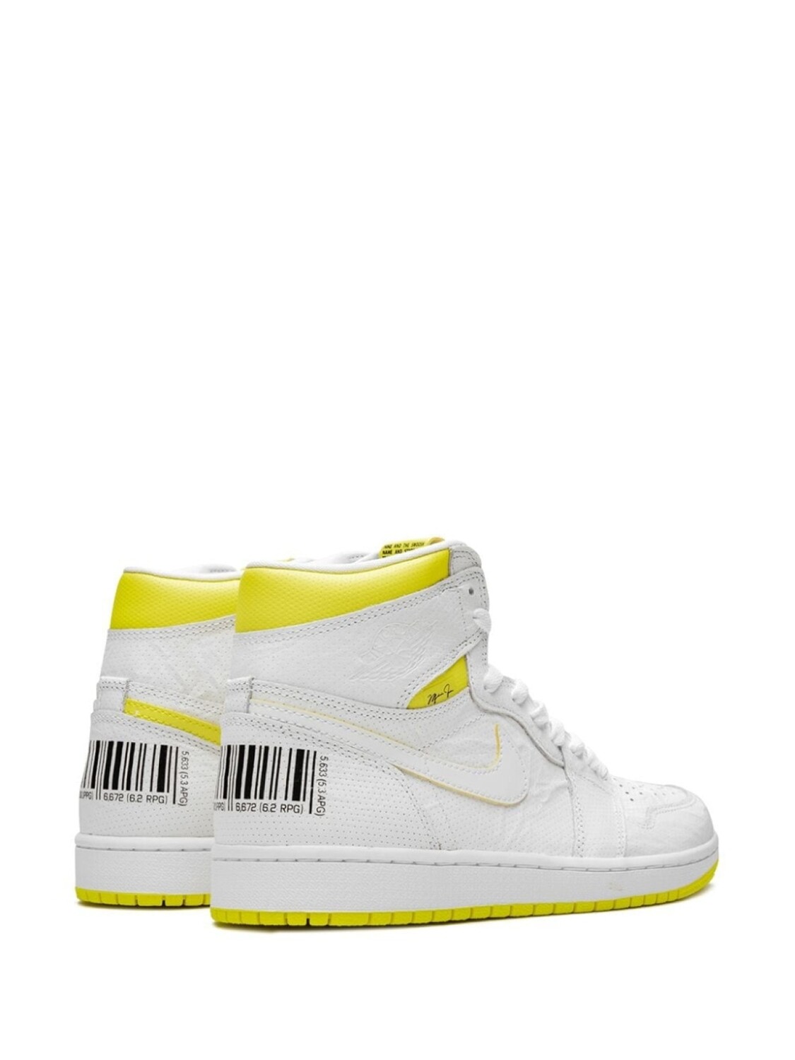 Высокие кроссовки Air 1 Jordan, белый — фото 3