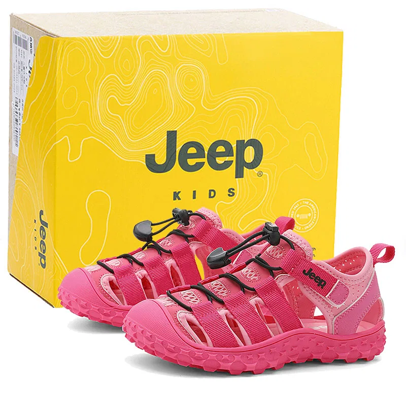 Сандалии детские из искусственной кожи Jeep, Xia Pareli Pink