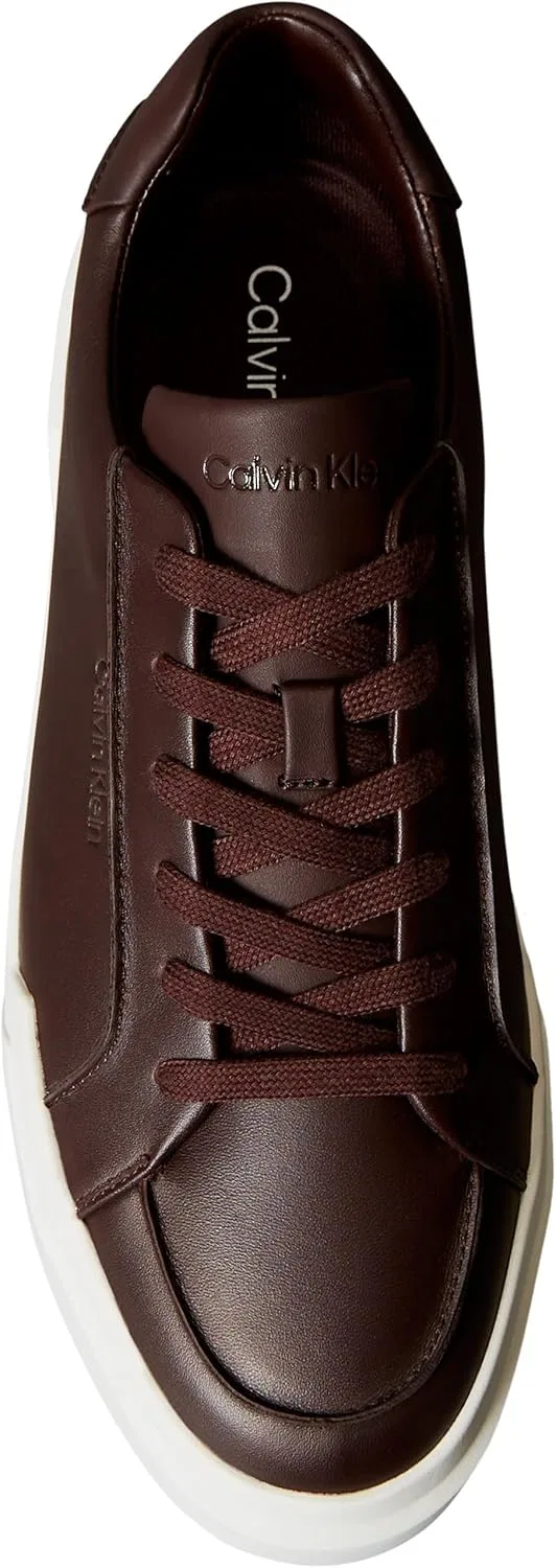 Мужские низкие кроссовки Calvin Klein на толстой подошве со шнуровкой LTH Pinch Ym0ym01454, Purple Bordeaux Vaporous Granite Road — фото 4
