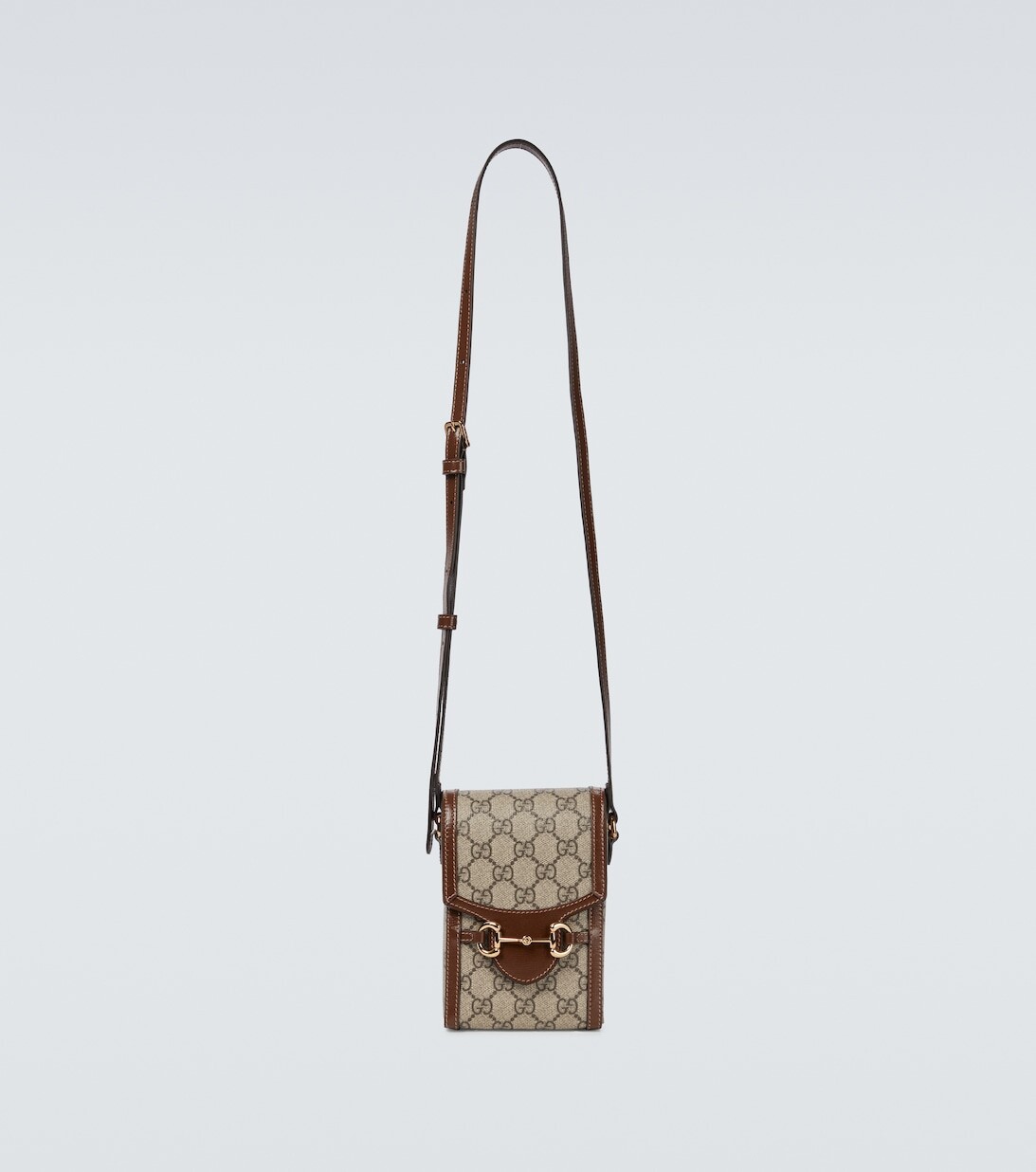

Мини-сумка Gucci Horsebit 1955 года Gucci, бежевый