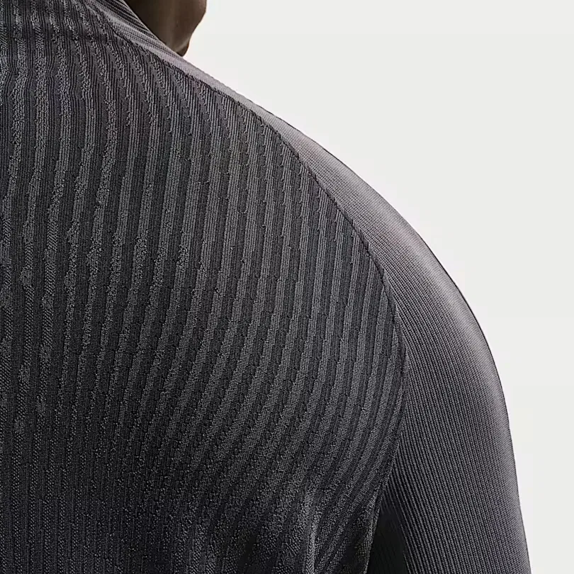 Футбольная тренировочная куртка Nike Strike Elite Dri-FIT ADV дымчато-серый/черный — фото 4