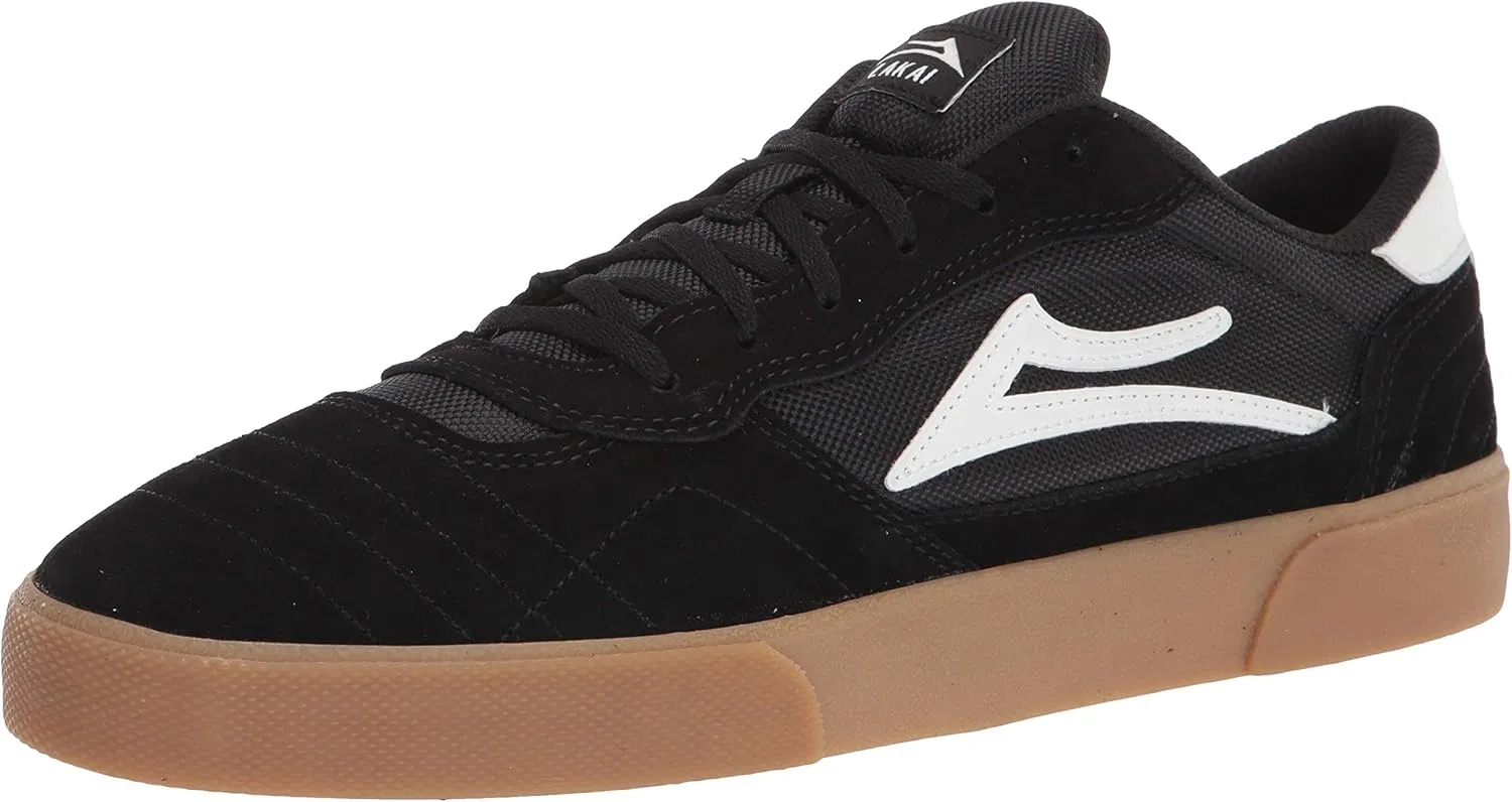 Lakai Footwear Mens Мужские скейтбордические кроссовки Lakai Footwear Cambridge белого/красного цвета, модель Ms3200252a00-Red-6.5 M US