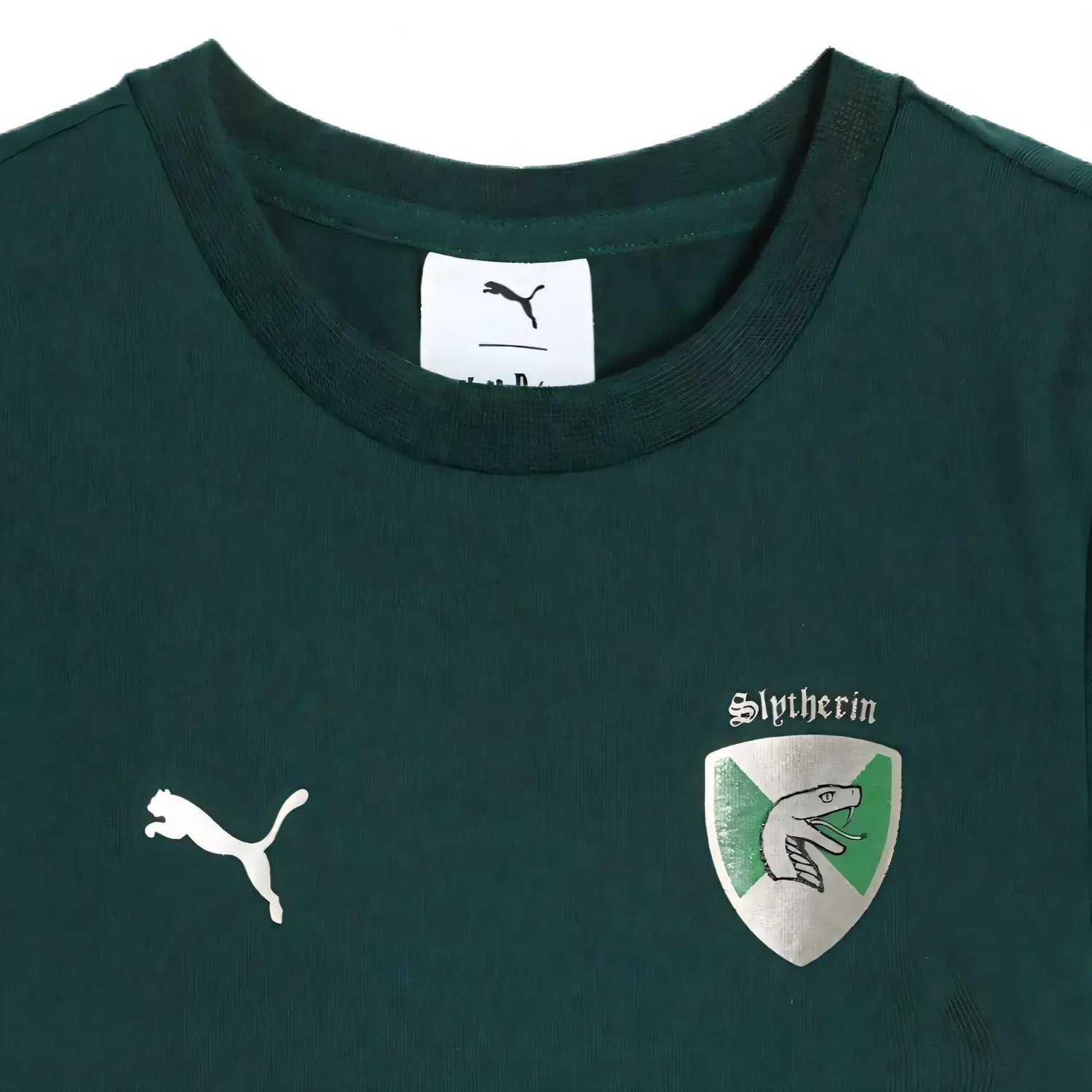 PUMA Футболка Harry Potter темно-зеленая Teenagers — фото 4