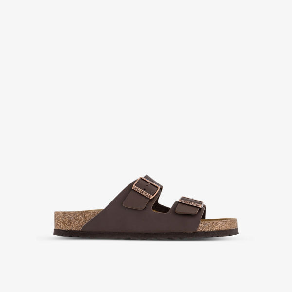 

Кожаные сандалии arizona с двумя ремешками Birkenstock, коричневый