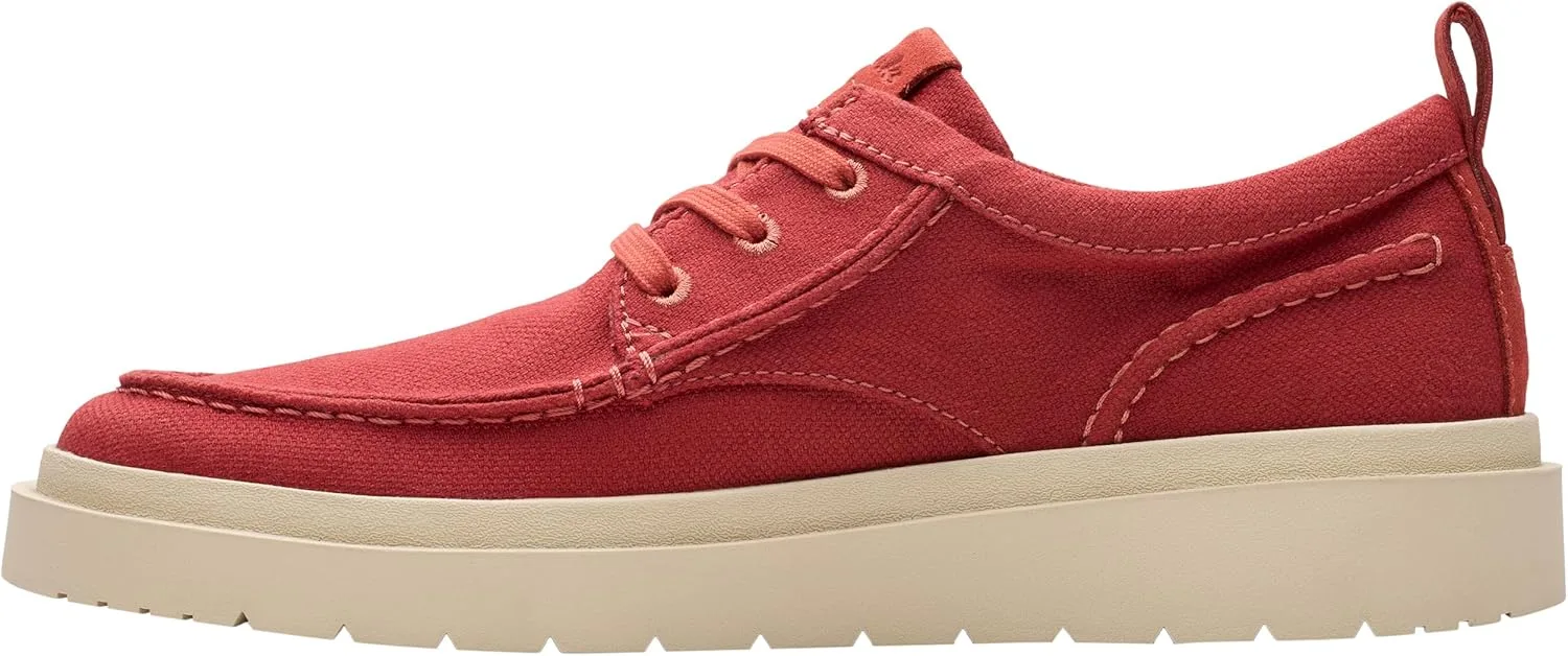 Мужские мокасины Clarks Polden, красный — фото 2
