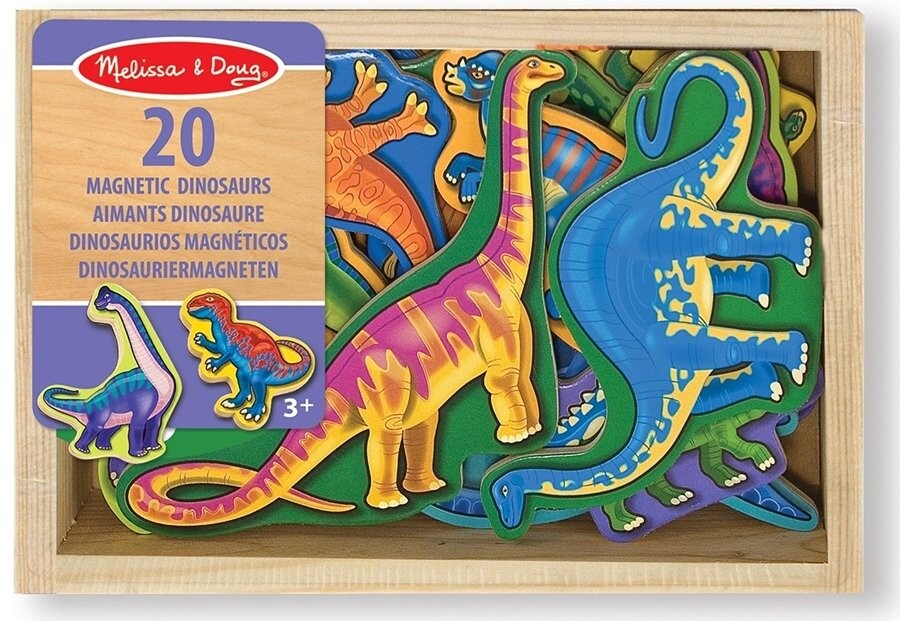 

Динозавры, магниты, Melissa & Doug