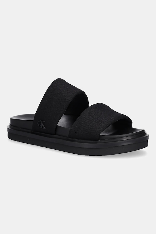 

Шлепанцы FLAT MOLDED DBL BAR SANDAL CV Calvin Klein Jeans, черный