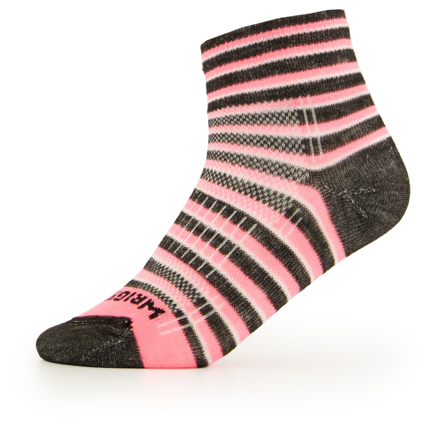 

Походные носки Wrightsock Coolmesh II Quarter, цвет Pink/Black/White