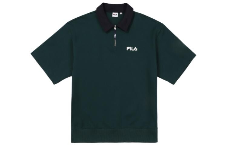 

Рубашка поло унисекс зеленая Fila, зеленый