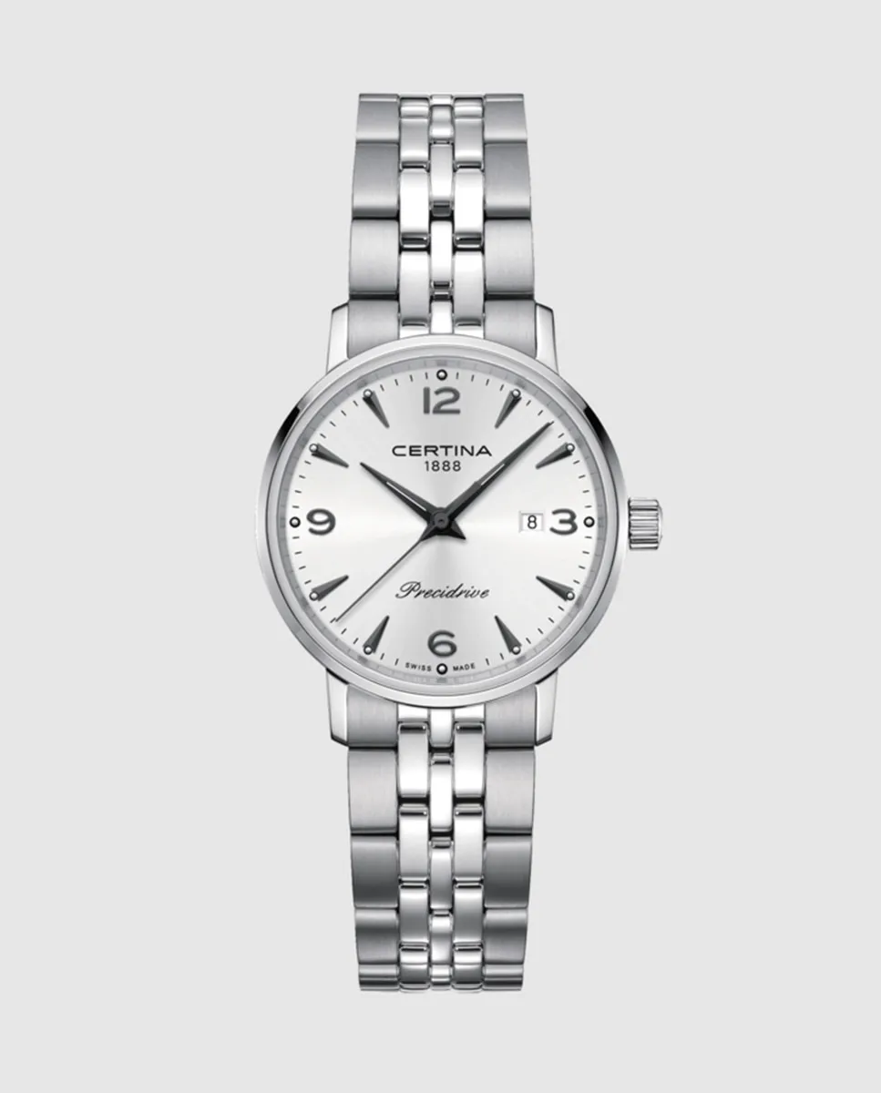 

Certina Urban C0352101103700 женские часы из стали, серебряный