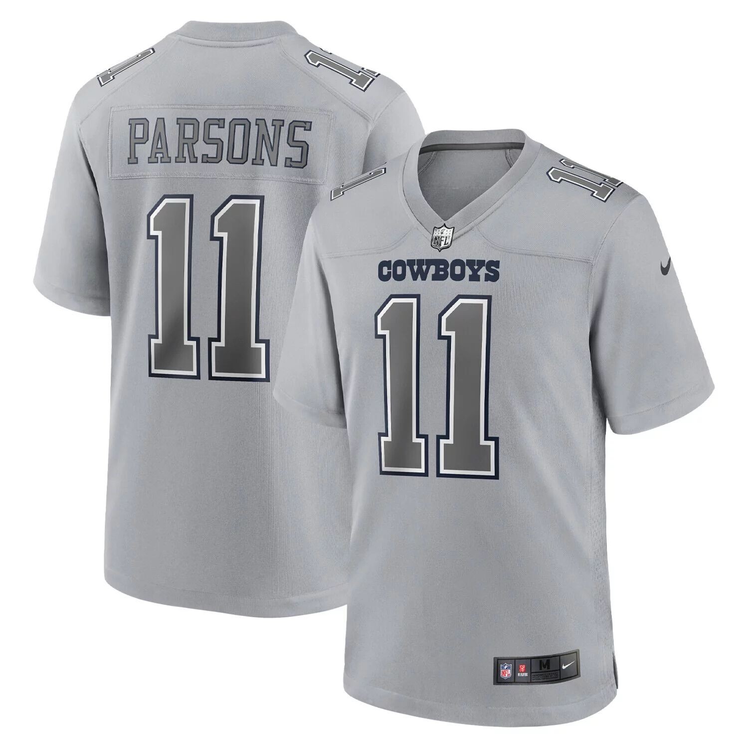 

Мужское серое джерси Micah Parsons Dallas Cowboys Atmosphere Fashion Game Джерси Nike, Серый, Мужское серое джерси Micah Parsons Dallas Cowboys Atmosphere Fashion Game Джерси Nike