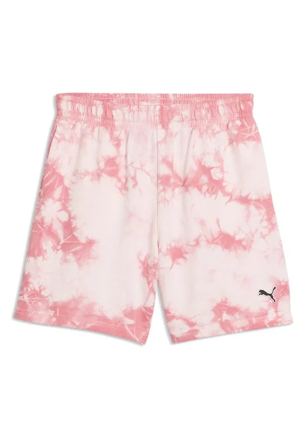 Шорты essentials свободного кроя с эффектом тай-дай, Puma, Wild Pink — фото 4