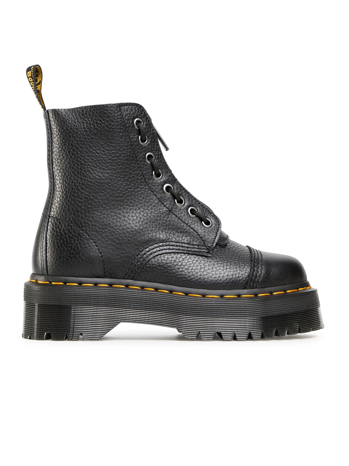 

Ботинки stivali platform in nappa sinclair Dr. Martens, черный