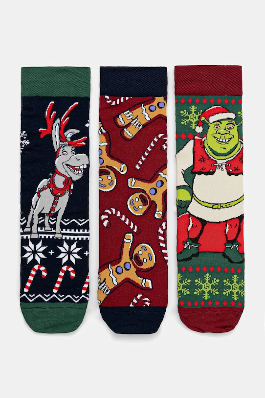 

3 хлопковых носка в упаковке Medicine, мультиколор