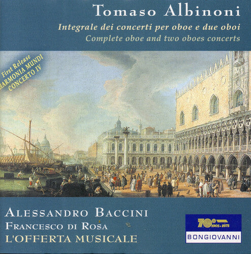 

CD диск Albinoni / Baccini / Di Rosa / Parravicini: Complete Oboe Concertos