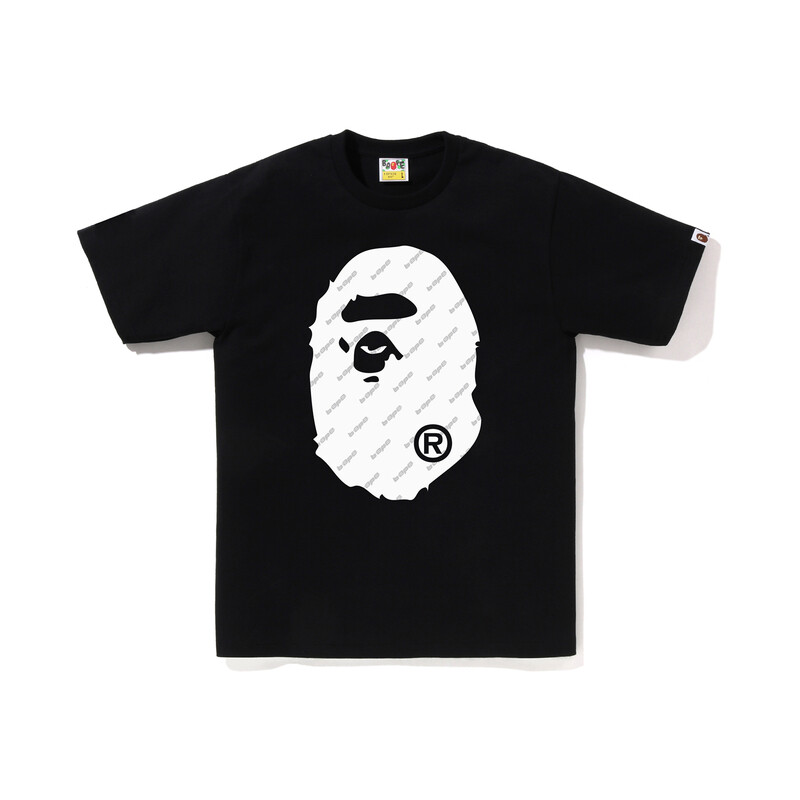

Футболка колледжа BAPE Hexagram A Bathing Ape, черный